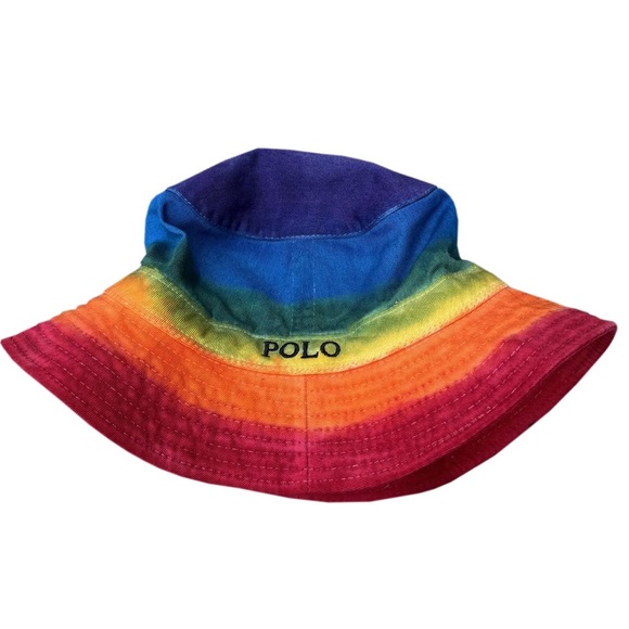 Vintage Polo Ralph Lauren Rainbow Bucket Hat (Size L)